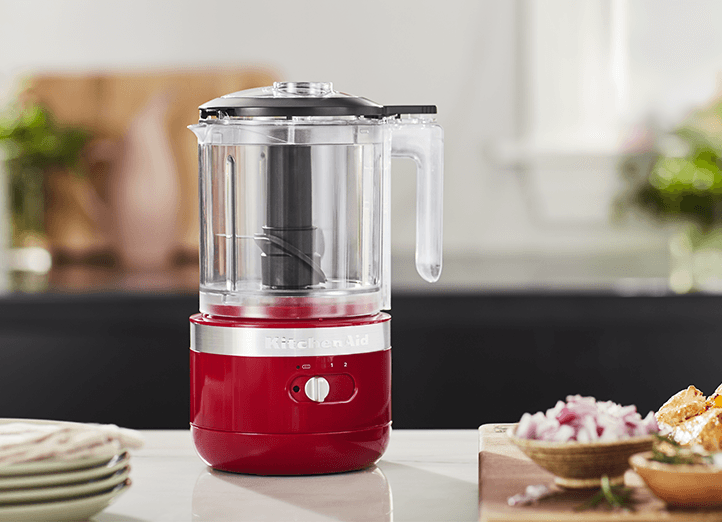 KitchenAid Cordless 5 Cup Food Chopper in Empire Red
